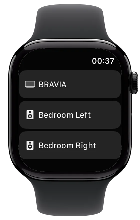 Paired devices in Intellimote on Apple Watch Series 11